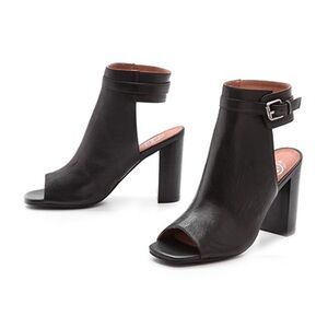 Jeffrey Campbell Leather Canal Heel Bootie